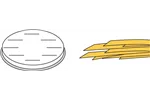 Końcówka do makaronu - Fettuccine, HENDI 229354