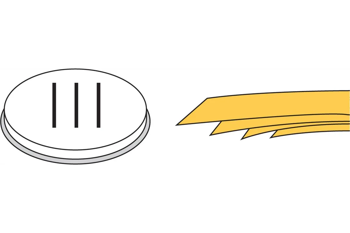 Końcówka do makaronu - Pappardelle, HENDI 229385