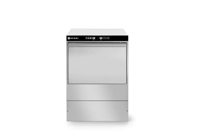 Zmywarka do szkła 40x40 – sterowana elektronicznie, 230V/2800W, 470x510x710mm HENDI 230268