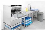 Zmywarka do szkła 40x40 – sterowana elektronicznie, 230V/2800W, 470x510x710mm HENDI 230268
