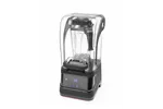 Blender barmański elektroniczny z obudową wyciszającą, 2,5L, czarny, 220-240V/1680W, 250x300x546mm HENDI 230695