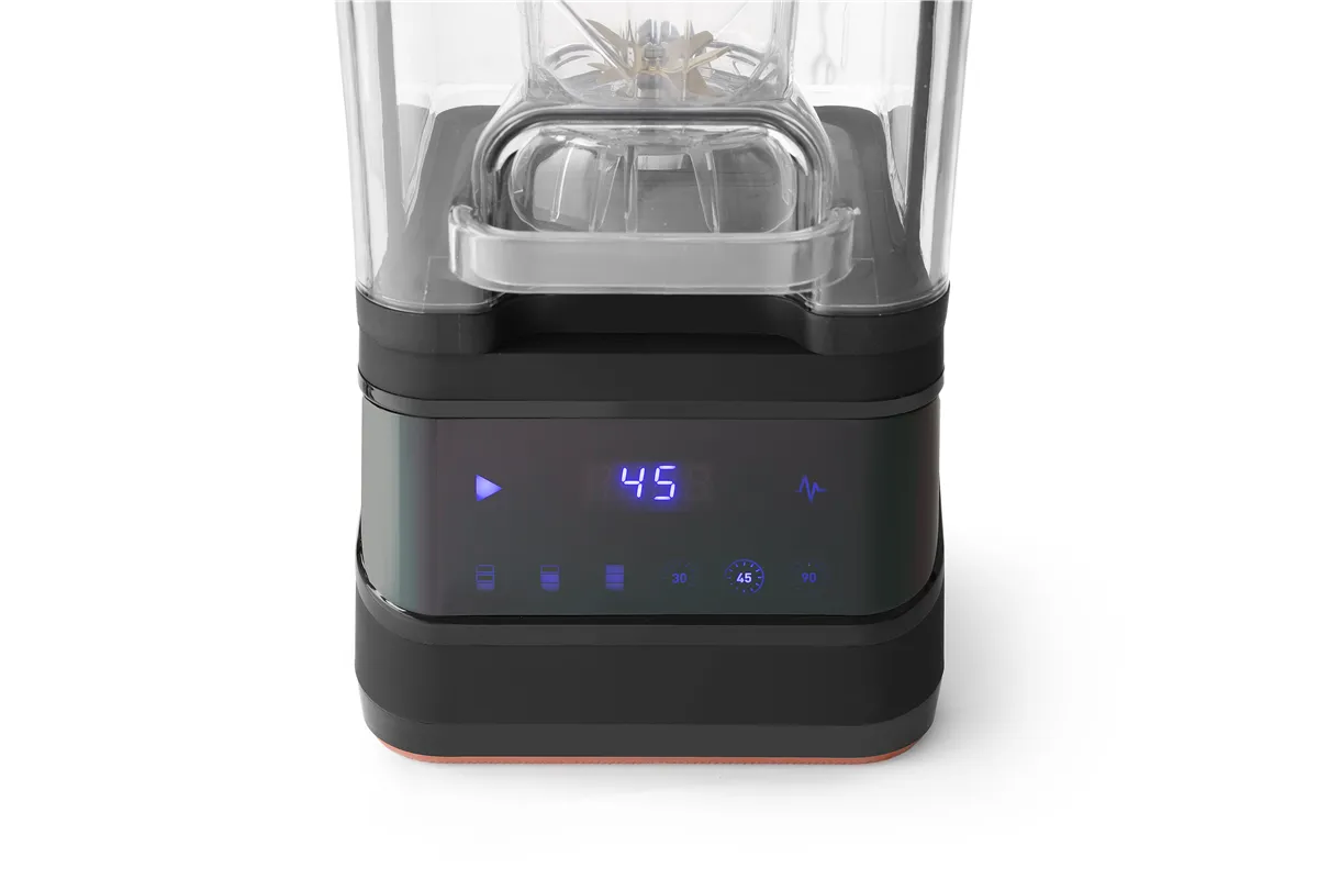 Blender barmański elektroniczny z obudową wyciszającą, 2,5L, czarny, 220-240V/1680W, 250x300x546mm HENDI 230695
