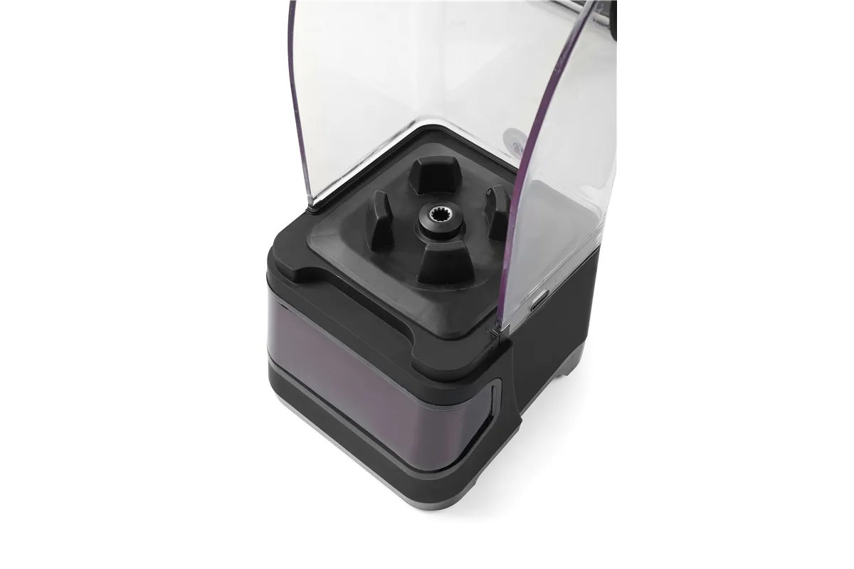 Blender barmański elektroniczny z obudową wyciszającą, 2,5L, czarny, 220-240V/1680W, 250x300x546mm HENDI 230695