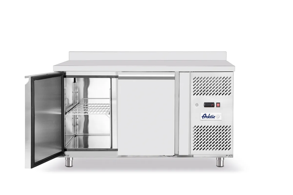 Stół mroźniczy 2-drzwiowy z agregatem bocznym, Profi Line, GN 1/1, 280L, 230V/600W, 1360x700x910mm Arktic 232064
