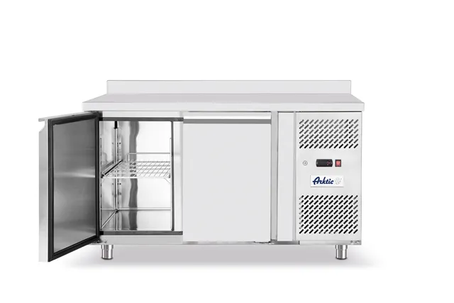 Stół mroźniczy 2-drzwiowy z agregatem bocznym, Profi Line, GN 1/1, 280L, 230V/600W, 1360x700x910mm Arktic 232064