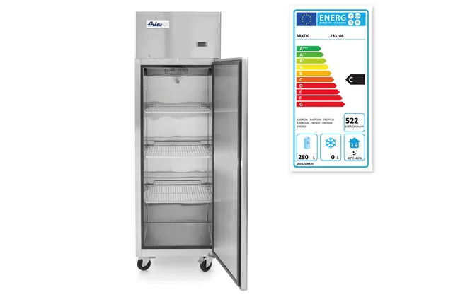 Szafa chłodnicza 410 l, Profi Line, 230V/290W, 600x740x1950mm Arktic 233108