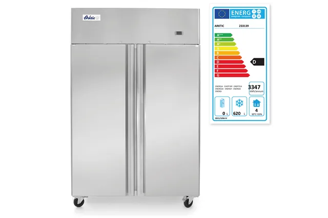 Zamrażarka z 2 drzwiami 900L, Profi Line, 230V/750W, 1200x740x1950mm Arktic 233139