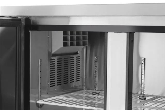 Stół chłodniczy 2-drzwiowy z agregatem bocznym, Kitchen Line, 166L, 230V/300W, 1200x600x886mm Arktic 233344