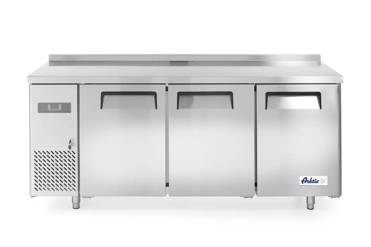 Stół mroźniczy 3-drzwiowy z agregatem bocznym, Kitchen Line, 291L, 230V/550W, 1800x600x886mm Arktic 233399