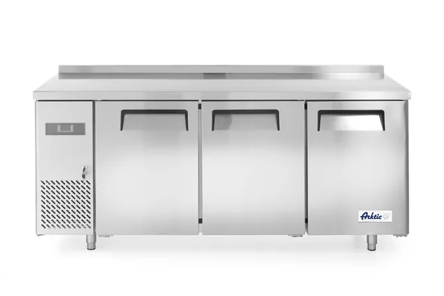 Stół mroźniczy 3-drzwiowy z agregatem bocznym, Kitchen Line, 291L, 230V/550W, 1800x600x886mm Arktic 233399
