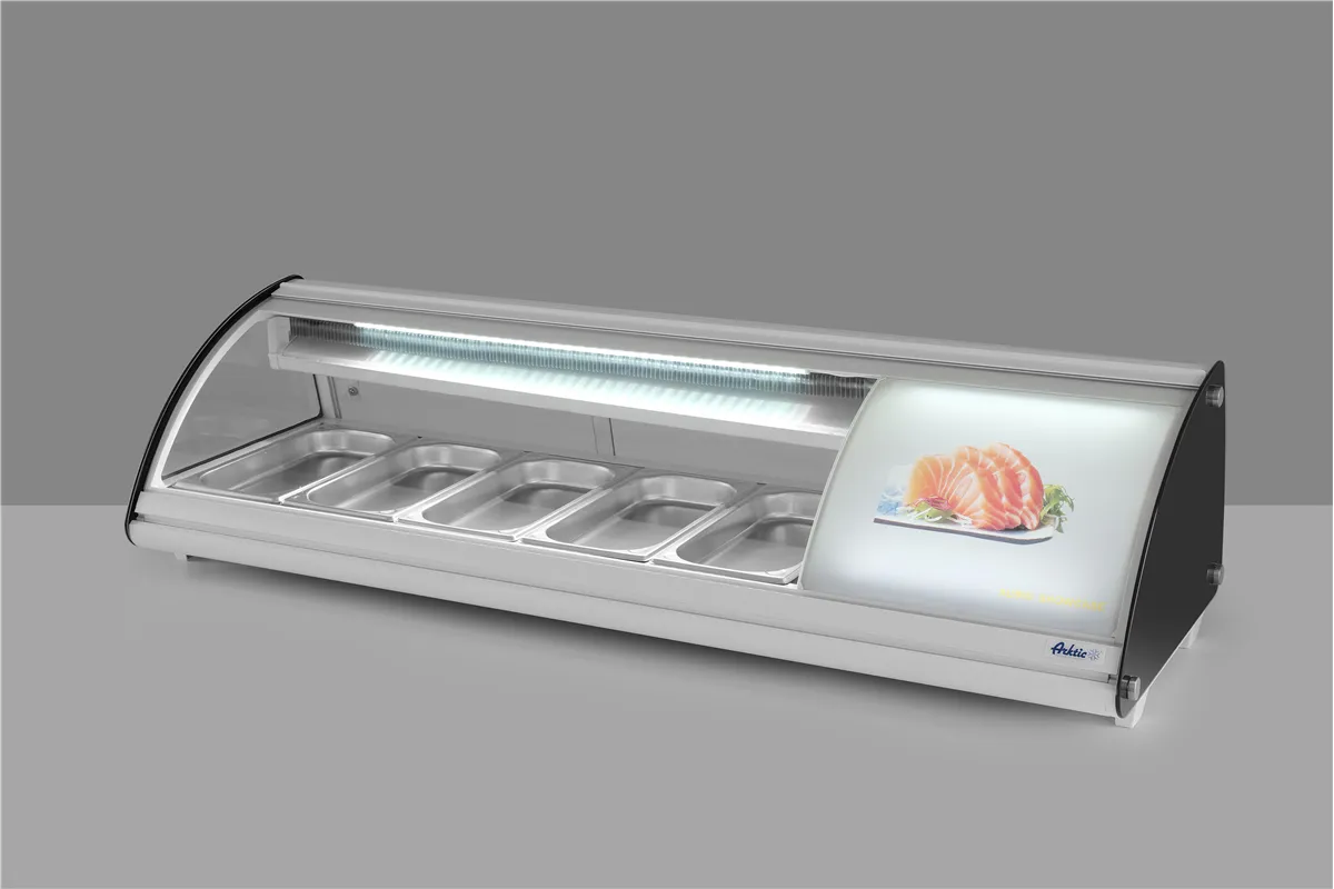 Witryna chłodnicza 5x GN 1/3, 230V/160W, 1307x445x327mm Arktic 233757