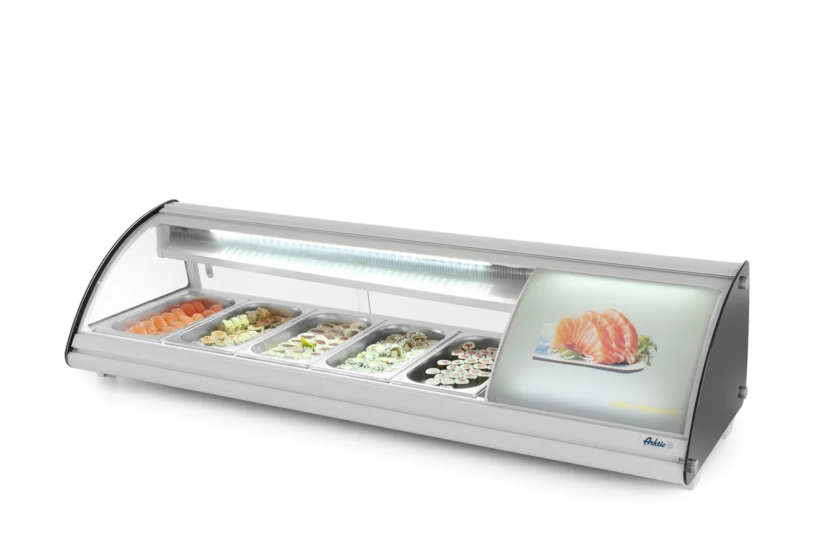 Witryna chłodnicza 5x GN 1/3, 230V/160W, 1307x445x327mm Arktic 233757