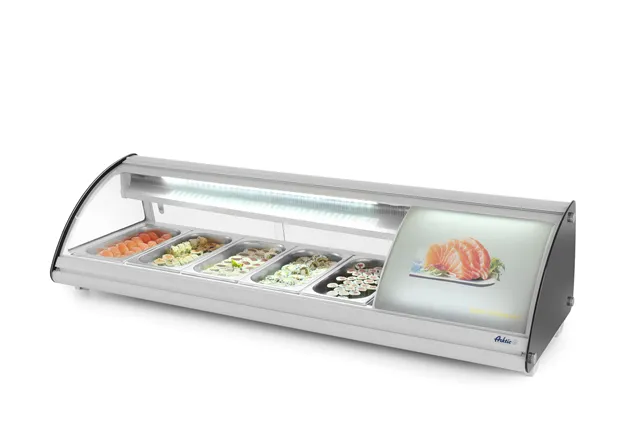 Witryna chłodnicza 5x GN 1/3, 230V/160W, 1307x445x327mm Arktic 233757
