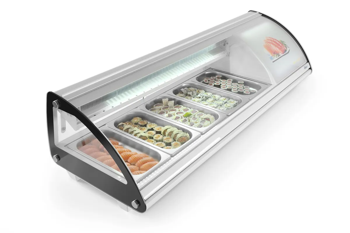 Witryna chłodnicza 5x GN 1/3, 230V/160W, 1307x445x327mm Arktic 233757