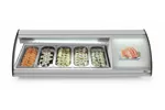 Witryna chłodnicza 5x GN 1/3, 230V/160W, 1307x445x327mm Arktic 233757