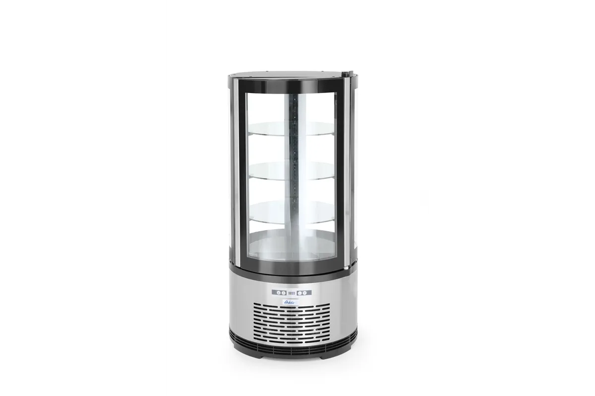 Witryna chłodnicza okrągła, 100L, 230V/210W, ⌀480x1065mm Arktic 233825
