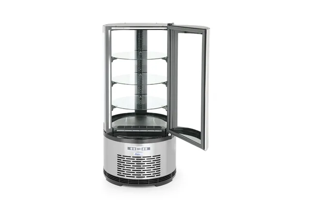Witryna chłodnicza okrągła, 100L, 230V/210W, ⌀480x1065mm Arktic 233825