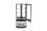 Witryna chłodnicza okrągła, 100L, 230V/210W, ⌀480x1065mm Arktic 233825
