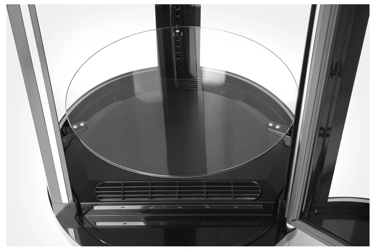 Witryna chłodnicza okrągła, 100L, 230V/210W, ⌀480x1065mm Arktic 233825