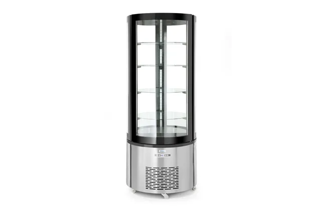Witryna chłodnicza okrągła, 360L, 220-240V/460W, ⌀680x1755mm Arktic 233832