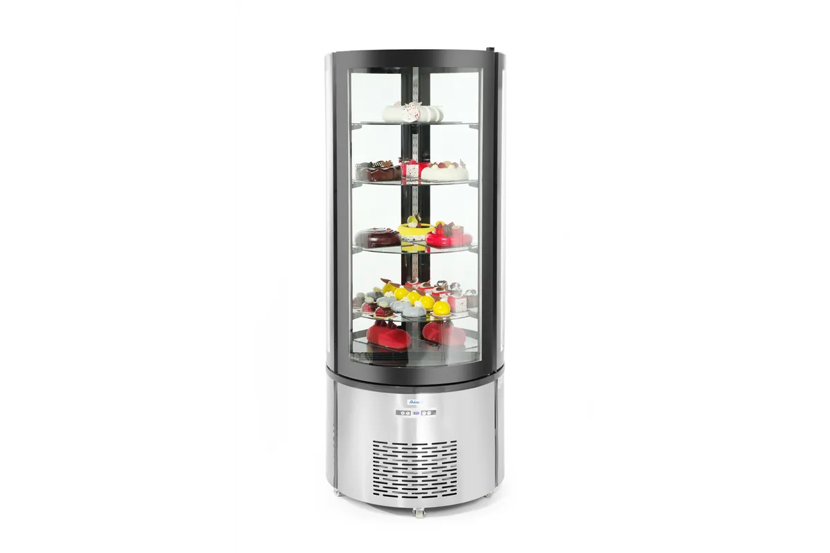 Witryna chłodnicza okrągła, 360L, 220-240V/460W, ⌀680x1755mm Arktic 233832