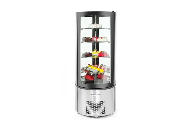 Witryna chłodnicza okrągła, 360L, 220-240V/460W, ⌀680x1755mm Arktic 233832
