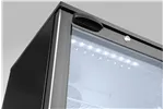 Lodówka barowa 1-drzwiowa, 86L, czarny, 220-240V/120W, 500x530x865mm Arktic 233900