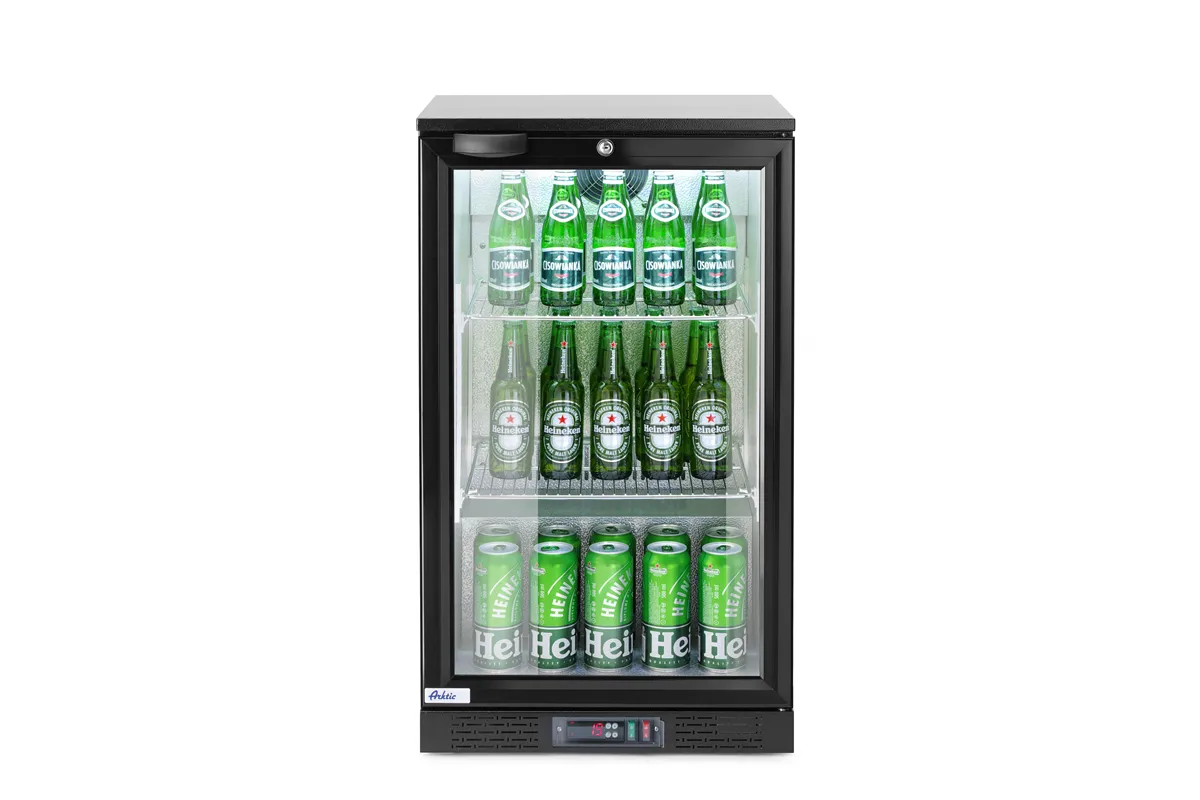 Lodówka barowa 1-drzwiowa, 86L, czarny, 220-240V/120W, 500x530x865mm Arktic 233900