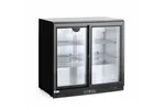 Lodówka barowa z podwójnymi drzwiami suwanymi, 158L, czarny, 220-240V/160W, 900x520x865mm Arktic 233917