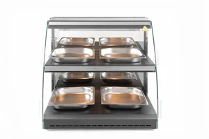 Witryna grzewcza nastawna kwarcowa, dwupoziomowa, 230V/560W, 650x485x630mm HENDI 233962