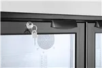 Lodówka barowa 2-drzwiowa, 158L, czarny, 220-240V/160W, 900x530x870mm Arktic 235829
