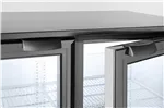 Lodówka barowa 2-drzwiowa, 158L, czarny, 220-240V/160W, 900x530x870mm Arktic 235829
