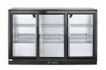 Lodówka barowa z potrójnymi drzwiami suwanymi, 254L, czarny, 220-240V/160W, 1350x520x865mm Arktic 235836