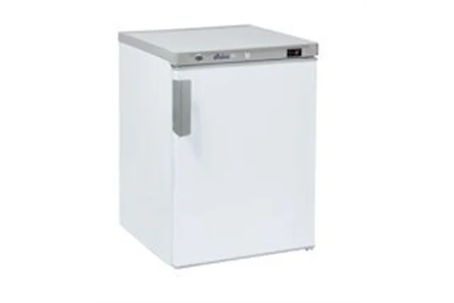 Szafa mroźnicza z obudową ze stali malowanej, Budget Line, 200 l, biały, 230V/111W, 589x655x838mm HENDI 236062