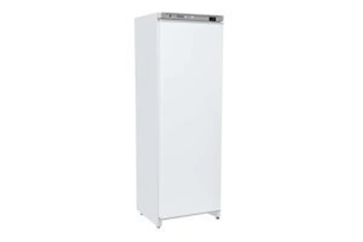 Szafa mroźnicza w obudowie ze stali malowanej na biało, Budget Line, 400 l, biały, 230V/322W, 600x646x1875mm Arktic 236086