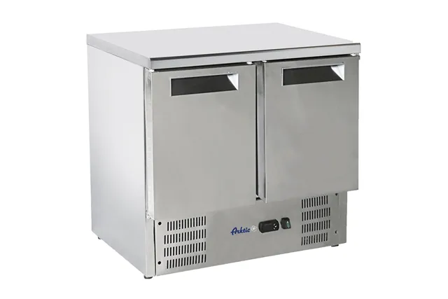 Stół chłodniczy 2-drzwiowy, stół chłodniczy, 146L, 220-240V/143W, 900x700x850mm Arktic 236130