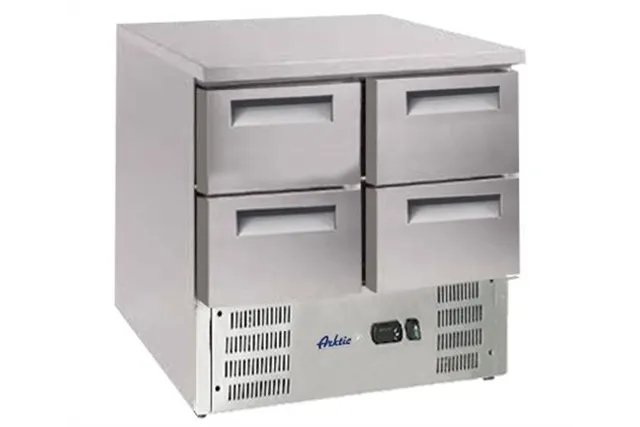 Stół chłodniczy z 4 szufladami, GN 1/1, 112L, 220-240V/143W, 900x700x855mm Arktic 236154
