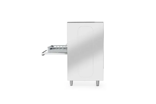 Zmywarka do garnków i tac 50x60 sterowana elektronicznie dozownik detergentu pompa spustowa 400V/7100W 595x777x1335 HENDI 236574