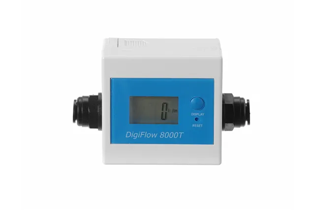 Elektroniczny licznik przepływu wody do filtrów 110x53x70mm HENDI 237915