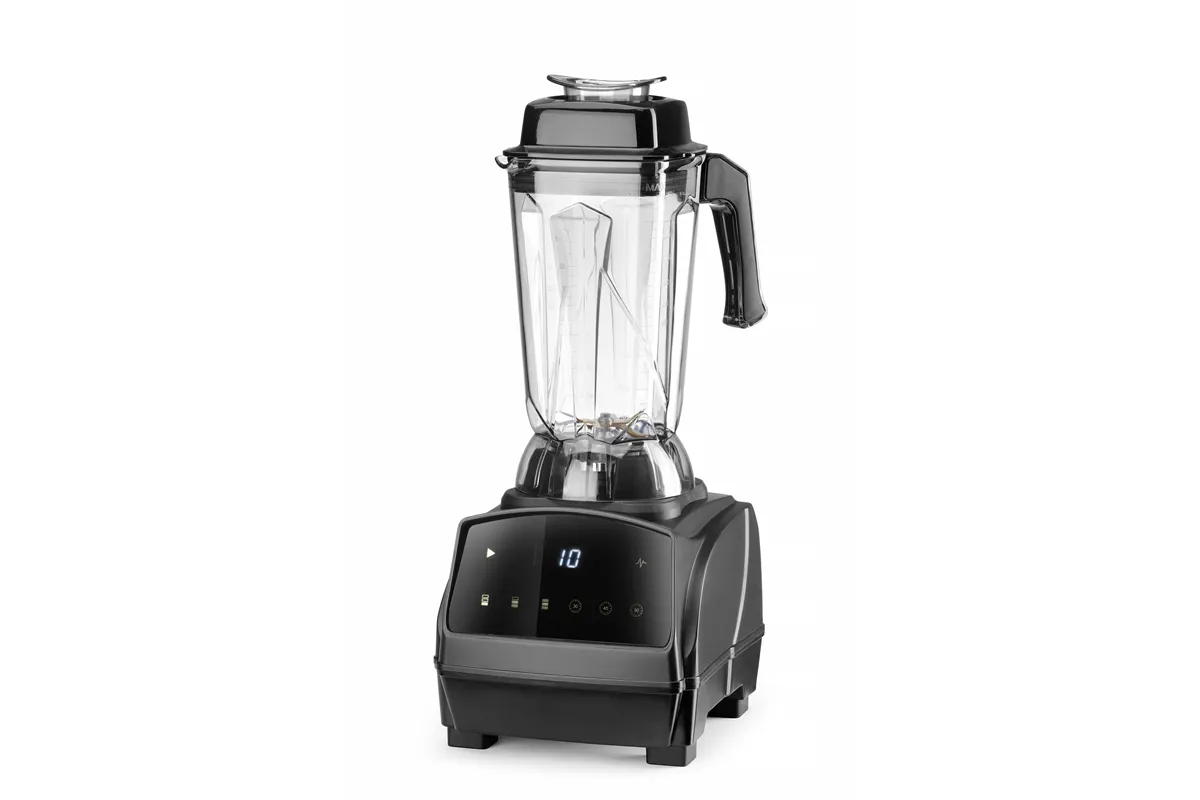 Blender barmański elektroniczny, 2,5L, czarny, 220-240V/1680W, 220x240x535mm HENDI 238097