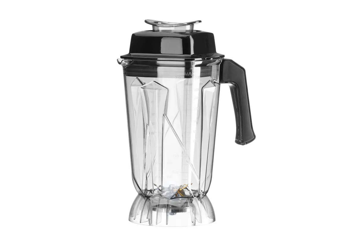 Blender barmański elektroniczny, 2,5L, czarny, 220-240V/1680W, 220x240x535mm HENDI 238097