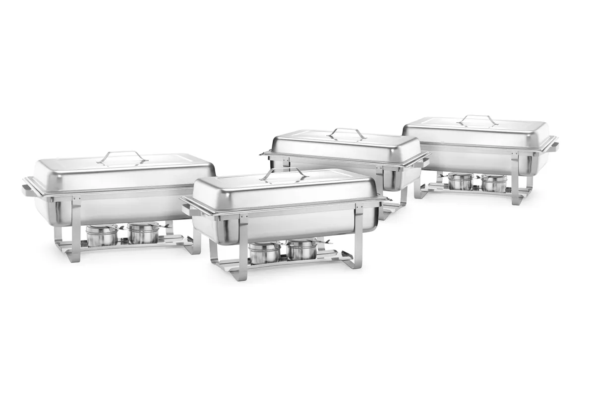 Podgrzewacz na pastę – zestaw 4 szt., GN 1/1, 7,5L, 600x355x305mm HENDI 238837