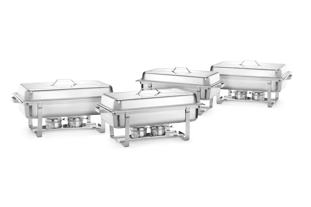 Podgrzewacz na pastę – zestaw 4 szt., GN 1/1, 7,5L, 600x355x305mm HENDI 238837