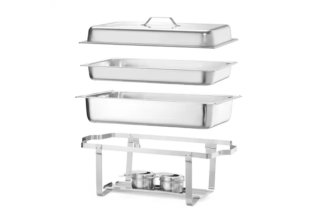 Podgrzewacz na pastę – zestaw 4 szt., GN 1/1, 7,5L, 600x355x305mm HENDI 238837