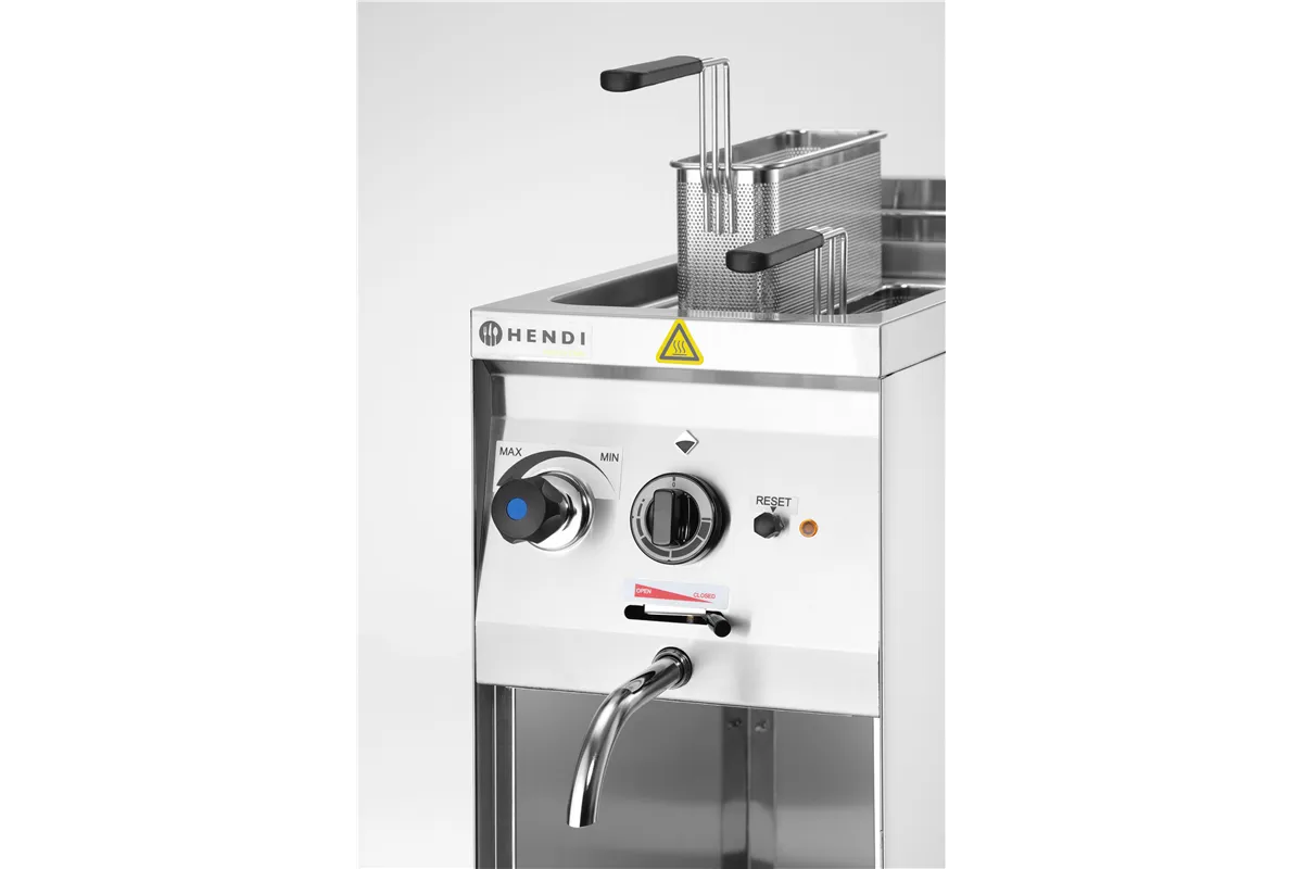 Urządzenie do gotowania makaronu i pierogów, wolnostojące, 10L, 230V/3500W, 330x600x907mm HENDI 238844