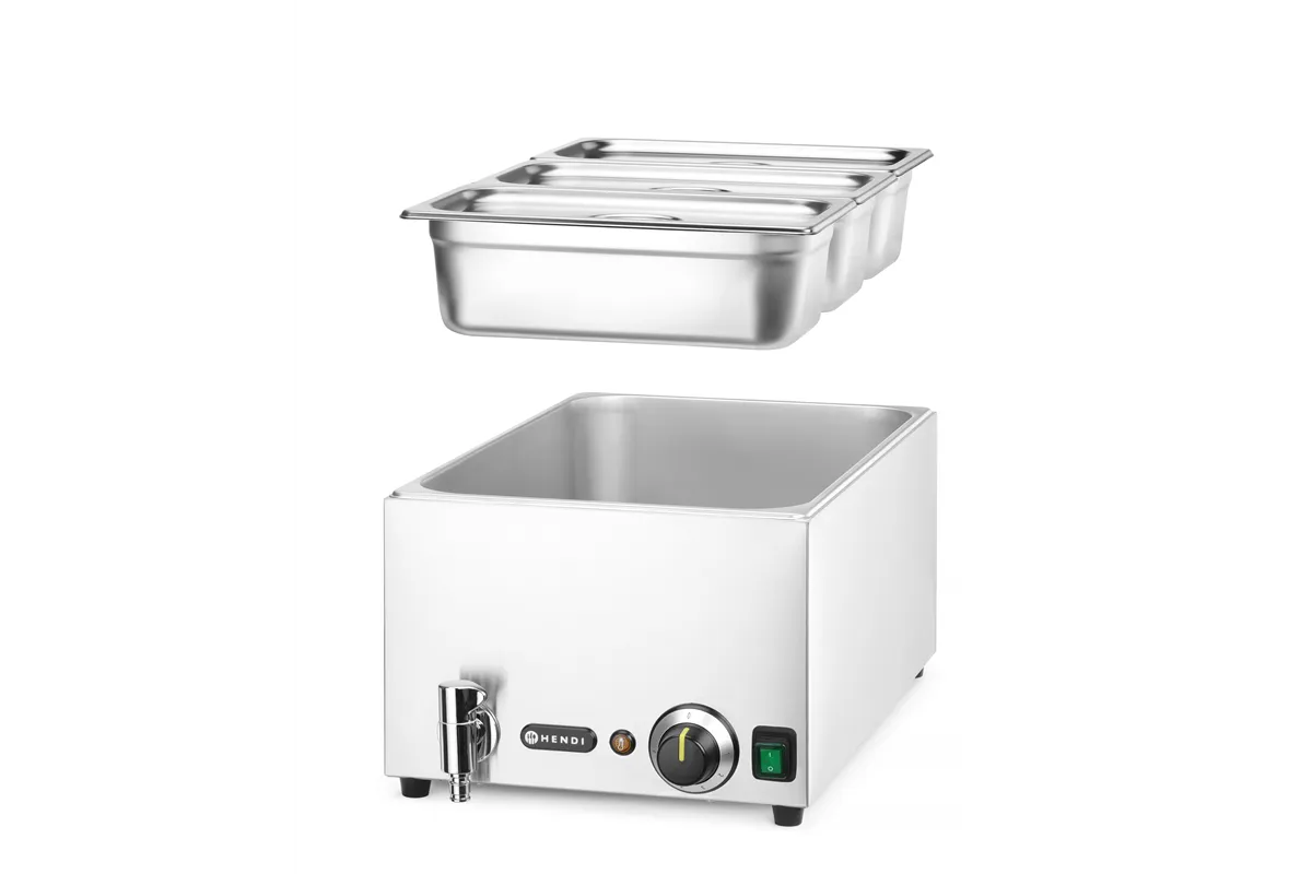 Zestaw: Bemar HENDI Ranger z kranem spustowym, GN 1/1, 230V/1000W, 605x332x242mm HENDI 238868