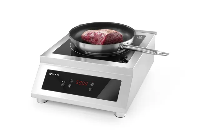 Kuchenka indukcyjna 5000 D, Profi Line, 400V/5000W, 398x525x175mm HENDI 239322