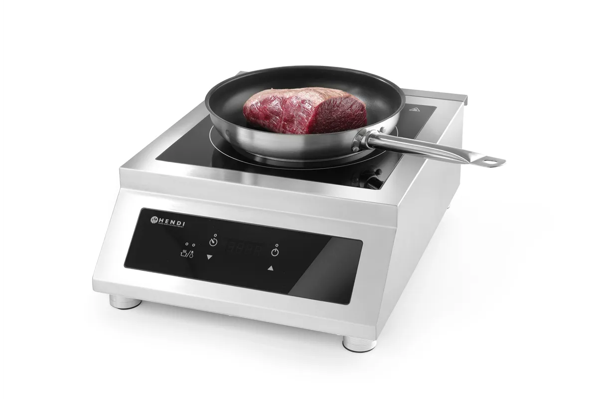 Kuchenka indukcyjna 5000 D, Profi Line, 400V/5000W, 398x525x175mm HENDI 239322