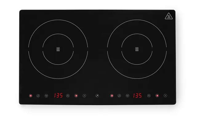 Kuchenka indukcyjna podwójna, Kitchen Line, 230V/3500W, 608x405x54mm HENDI 239414