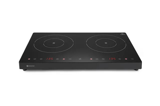 Kuchenka indukcyjna podwójna, Kitchen Line, 230V/3500W, 608x405x54mm HENDI 239414
